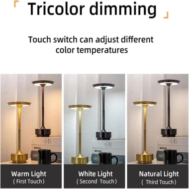 Đèn bàn LED kim loại phong cách Trung Quốc đa năng, bảo vệ mắt, sáng tạo cho làm việc & ngủ - 205.590₫