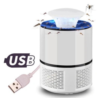 Đèn Bắt Muỗi Hình Trụ USB Thông Minh - Máy Bắt Muỗi Trong Phòng Tiện Lợi, An Toàn, Giá 80.000 VNĐ