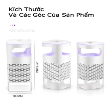 Đèn Bắt Muỗi UV Công Nghệ Cao, Máy Bắt Muỗi Đèn Ngủ, Quạt Hút, USB, Giá 85k
