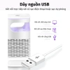 Đèn Bắt Muỗi UV Công Nghệ Cao, Máy Bắt Muỗi Đèn Ngủ, Quạt Hút, USB, Giá 85k 5