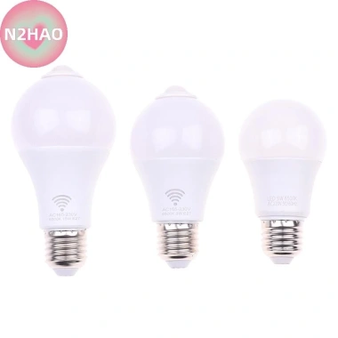 Đèn cảm biến chuyển động N2HAO E27 PIR LED 5W-9W-15W - Tiết kiệm, tự động bật tắt 3