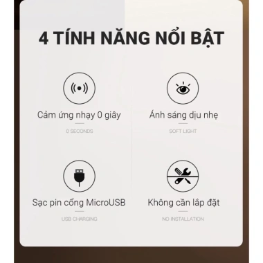 Đèn Cảm Biến Chuyển Động Siêu Nhạy Tiện Lợi CMART Giá Ưu Đãi 39.000₫
