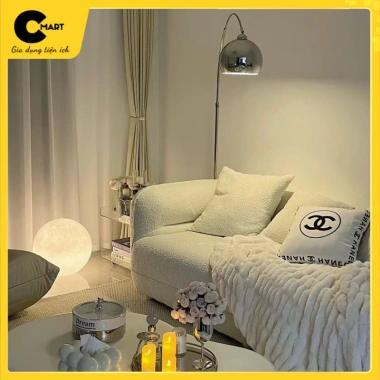 Đèn cây đứng CM32 - Đèn sàn sofa cong cần câu, phòng khách, giá ưu đãi 895.000₫