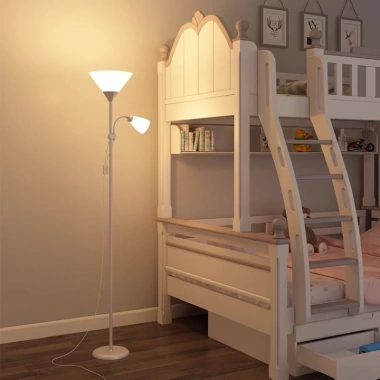 Đèn Cây Đứng Hai Nhánh CM03 – Đèn Sàn Hai Đầu Hoa Trang Trí Hiện Đại, Giá Ưu Đãi 245k 3