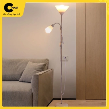 Đèn Cây Đứng Hai Nhánh CM03 – Đèn Sàn Hai Đầu Hoa Trang Trí Hiện Đại, Giá Ưu Đãi 245k 6