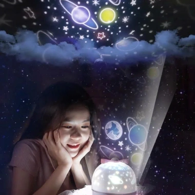 Đèn chiếu trần 3D đổi hình - Hiệu ứng ánh sáng sinh nhật, cổ tích, vũ trụ siêu đẹp, giá 149.000 VND 2