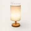 Đèn để bàn vải lanh cứng 3 chế độ MS1 vintage, cắm dây trực tiếp, điều chỉnh độ sáng - 159k