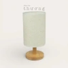 Đèn để bàn vải lanh cứng 3 chế độ MS1 vintage, cắm dây trực tiếp, điều chỉnh độ sáng - 159k 2