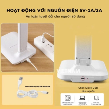 Đèn Học Chống Cận Tích Điện, Nút Cảm Ứng - 3 Chế Độ Ánh Sáng Bảo Vệ Mắt, Giá 88k 4 Đèn Học Chống Cận Tích Điện, Nút Cảm Ứng - 3 Chế Độ Ánh Sáng Bảo Vệ Mắt, Giá 88k 4