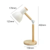 Đèn học để bàn EM02 CMART: Thân gỗ tự nhiên, kim loại sang trọng, giảm giá 145k 8