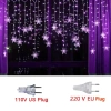 Đèn LED dây bông tuyết Giáng sinh 3,2M - Rèm chống thấm, trang trí tiệc cưới 7