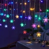 Đèn LED dây bông tuyết Giáng sinh 3,2M - Rèm chống thấm, trang trí tiệc cưới 10