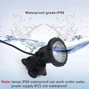 Đèn LED Dưới Nước 12V RGB Chống Nước Nhiều Màu - Giá 280.000 cho Bể Cá, Sân Vườn, Đài Phun Nước, Ao & Bể Bơi 6