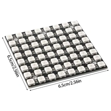 Đèn LED HL Square 64 LED 5.050 WS2.812, trình điều khiển đa màu, giảm giá 19% chỉ 96.800đ
