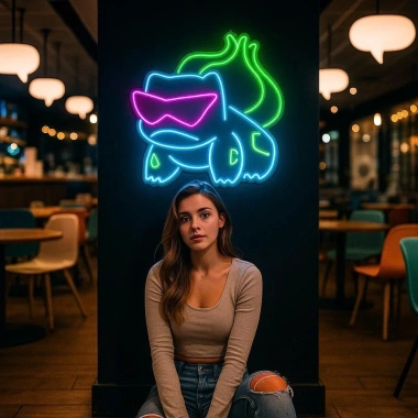 Đèn LED Neon Bulbasaur Pokemon treo tường: Nhiều mẫu, kèm nguồn & miếng dán, giảm giá tới 22% chỉ 369.000₫