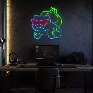 Đèn LED Neon Bulbasaur Pokemon treo tường: Nhiều mẫu, kèm nguồn & miếng dán, giảm giá tới 22% chỉ 369.000₫