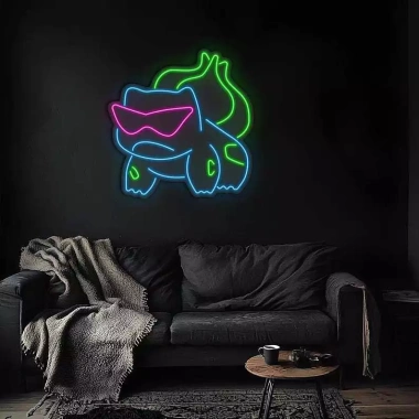 Đèn LED Neon Bulbasaur Pokemon treo tường: Nhiều mẫu, kèm nguồn & miếng dán, giảm giá tới 22% chỉ 369.000₫