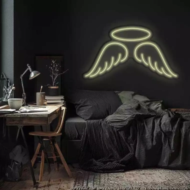 Đèn LED Neon Cành Thiên Thần treo tường - Nhiều mẫu, kèm nguồn & miếng dán - 70.000₫