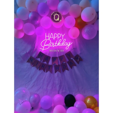 Đèn LED Neon chữ Happy Birthday - Đèn sinh nhật, sự kiện, giá 570.000₫