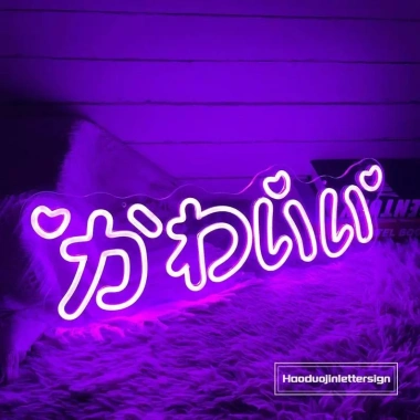 Đèn LED Neon Chữ Kawai Treo Tường - Nhiều mẫu, kèm nguồn & miếng dán, giá 329k 5 Đèn LED Neon Chữ Kawai Treo Tường - Nhiều mẫu, kèm nguồn & miếng dán, giá 329k 5