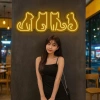 Đèn LED Neon Đàn Mèo Treo Tường Nhiều Mẫu-Kèm Nguồn & Miếng Dán, Giá 80.000 VND