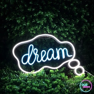 Đèn LED Neon Dream 30x35cm Trắng Xanh Ngọc, Giá 100.000đ Giảm Giá Đặc Biệt