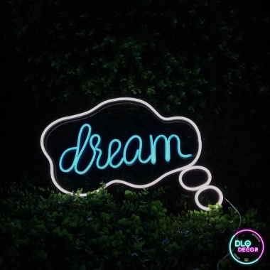 Đèn LED Neon Dream 30x35cm Trắng Xanh Ngọc, Giá 100.000đ Giảm Giá Đặc Biệt