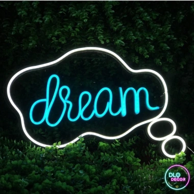 Đèn LED Neon Dream 30x35cm Trắng Xanh Ngọc, Giá 100.000đ Giảm Giá Đặc Biệt
