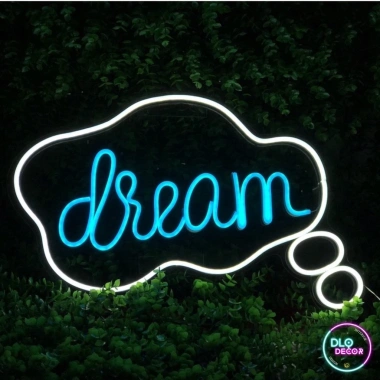 Đèn LED Neon Dream 30x35cm Trắng Xanh Ngọc, Giá 100.000đ Giảm Giá Đặc Biệt