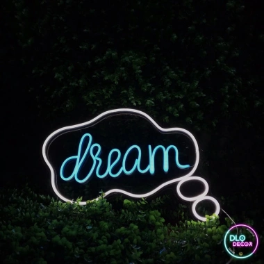 Đèn LED Neon Dream 30x35cm Trắng Xanh Ngọc, Giá 100.000đ Giảm Giá Đặc Biệt