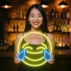 Đèn LED Neon Emoji Cười Treo Tường – Nhiều mẫu, kèm nguồn & miếng dán, 249.000₫