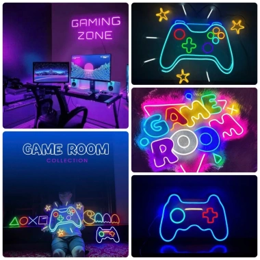 Đèn LED Neon GAMEROOM NEON - Decor phòng gaming tùy chỉnh, giá chỉ 175.000₫