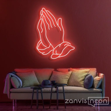 Đèn LED Neon Hình Chập Tay Treo Tường - Kèm nguồn và dán, Giá ưu đãi 389k 8 Đèn LED Neon Hình Chập Tay Treo Tường - Kèm nguồn và dán, Giá ưu đãi 389k 8