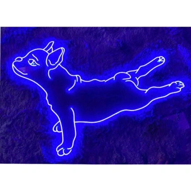 Đèn LED Neon Hình Con Chó Treo Tường - Nguồn & Miếng Dán, Giá Chỉ 100.000₫