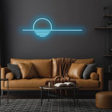 Đèn LED Neon Hình Trăng Nước Treo Tường - Nhiều mẫu, kèm nguồn & miếng dán, chỉ 50k