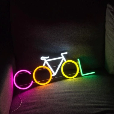 Đèn LED Neon Hình Xe Đạp Cool Treo Tường, Kèm Nguồn & Miếng Dán, Giá 60.000₫ 3