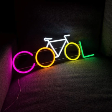Đèn LED Neon Hình Xe Đạp Cool Treo Tường, Kèm Nguồn & Miếng Dán, Giá 60.000₫ 4