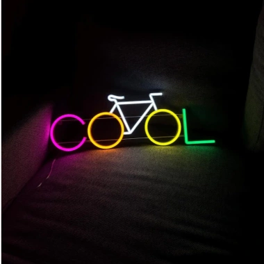 Đèn LED Neon Hình Xe Đạp Cool Treo Tường, Kèm Nguồn & Miếng Dán, Giá 60.000₫ 5