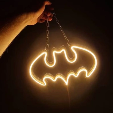 Đèn LED Neon Logo Batman - Phòng ngủ, Tặng nguồn miếng dán, Giá 50.000 VND