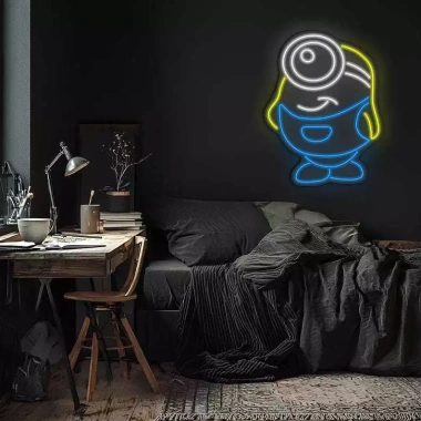 Đèn LED Neon Minions treo tường Nhiều mẫu kèm nguồn và miếng dán giảm giá 21%