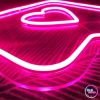 Đèn LED Neon Nút Tim 25x25cm Màu Hồng Trang Trí Phòng Ngủ Giá Ưu Đãi 65k 3