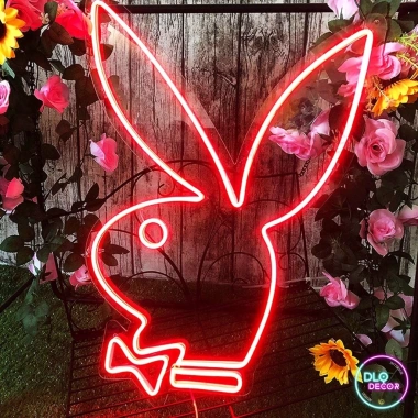 Đèn LED Neon Playboy 18x27cm Màu Hồng - Trang Trí Phòng Ngủ, Giá Ưu Đãi 60.000₫