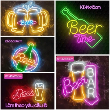 Đèn LED Neon Quán Bia & Bar – Thắp Sáng, Tăng Sức Hút, Điểm Nhấn Độc Đáo 400k