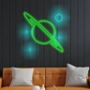 Đèn LED Neon Sao Thổ Treo Tường Đa Mẫu Kèm Nguồn và Miếng Dán Giá 300k 4
