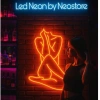 Đèn LED Neon Trang Trí Cô Gái Treo Tường - Nhiều mẫu, nguồn và miếng dán - 90.000 VND