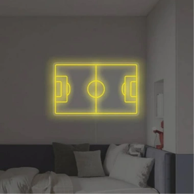 Đèn LED Neon Trang Trí Hình Sân Bóng Treo Tường - Nhiều Mẫu, Kèm Nguồn & Miếng Dán, Giá 80.000₫