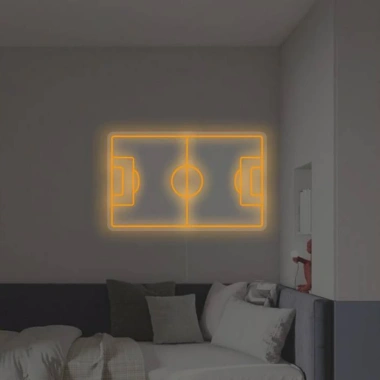 Đèn LED Neon Trang Trí Hình Sân Bóng Treo Tường - Nhiều Mẫu, Kèm Nguồn & Miếng Dán, Giá 80.000₫
