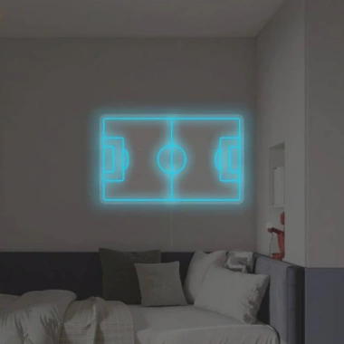 Đèn LED Neon Trang Trí Hình Sân Bóng Treo Tường - Nhiều Mẫu, Kèm Nguồn & Miếng Dán, Giá 80.000₫