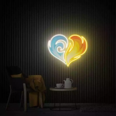 Đèn LED Neon Trang Trí Hình Trái Tim Treo Tường 2 Màu Kèm Nguồn và Miếng Dán Tường - Giá Ưu Đãi 70.000đ
