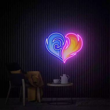 Đèn LED Neon Trang Trí Hình Trái Tim Treo Tường 2 Màu Kèm Nguồn và Miếng Dán Tường - Giá Ưu Đãi 70.000đ 9 Đèn LED Neon Trang Trí Hình Trái Tim Treo Tường 2 Màu Kèm Nguồn và Miếng Dán Tường - Giá Ưu Đãi 70.000đ 9